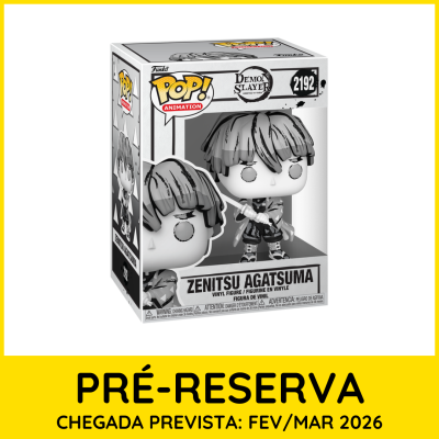 Figura Funko Pop! Zenitsu Agatsuma Demon Slayer na caixa