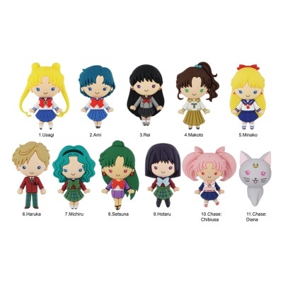 Porta-Chaves Mistério Sailor Moon Series 3 Bag Clips 6cm