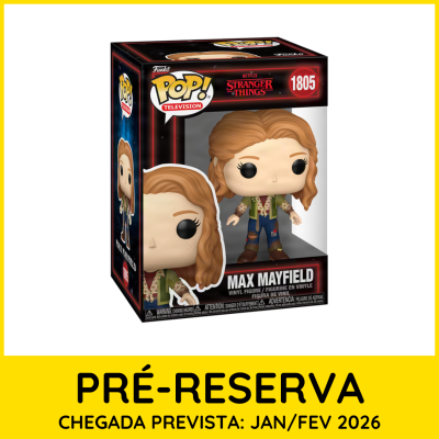 Boneco Funko Pop Max Mayfield Stranger Things em caixa preta