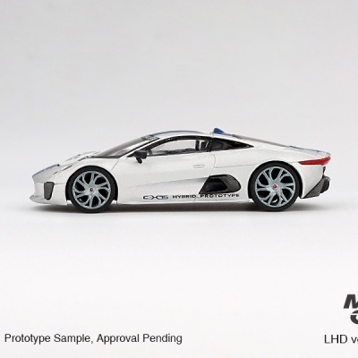 Diecast 1:64 Jaguar C-X75 Silver - Mini GT