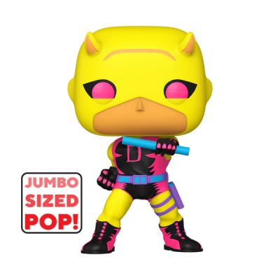 Funko POP! Marvel Daredevil First Appearance Black Light 10" #1358 SE (Jumbo Sized POP!)