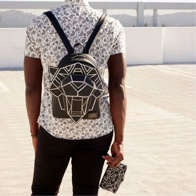 Mochila LoungeFly Black Panther Wakanda Forever Figural