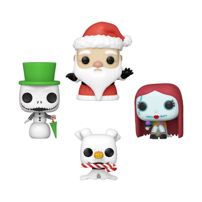 Funko Pocket POP! Disney The Nightmare Before Christmas Happy Holidays 4 Pack