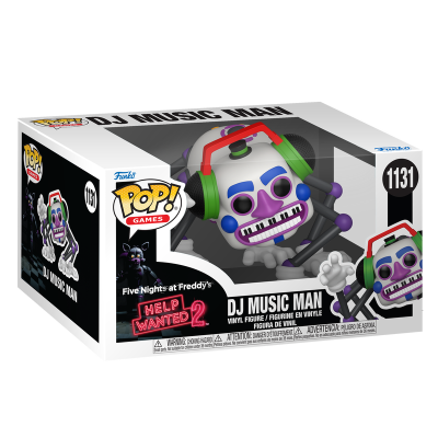 * PRÉ-RESERVA * Funko POP! Games Five Nights At Freddy's Help Wanted 2 DJ Music Man 6" #1131 (Super Sized POP!)