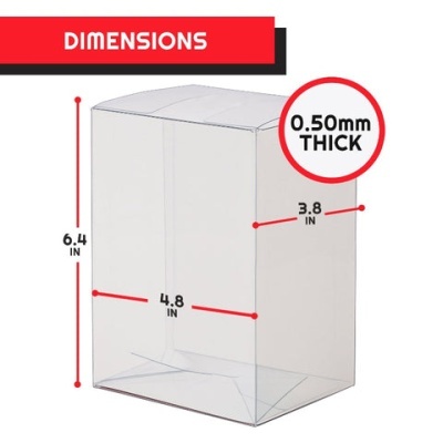 Pack com 10 Caixas Protetoras Premium para Funko POP 4" (Normal Size)