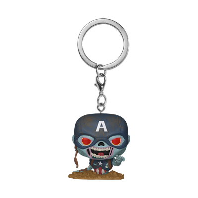 Funko Pocket POP! Keychain Marvel Zombies Zombie Captain America