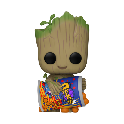 Funko POP! Marvel Studios I Am Groot Groot With Cheese Puffs #1196