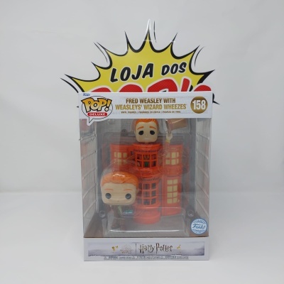 Funko POP! Deluxe Harry Potter Fred Weasley With Weasleys' Wizard Wheezes #158 Special Edition Exclusive