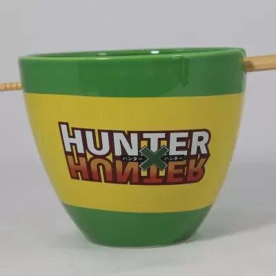 Ramen Bowl With Chopsticks Hunter x Hunter Logo 473ml Just Funky