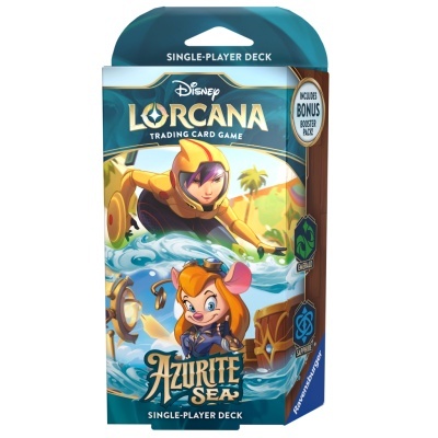 Disney Lorcana Trading Card Game Starter Deck Azurite Sea (Em Inglês)