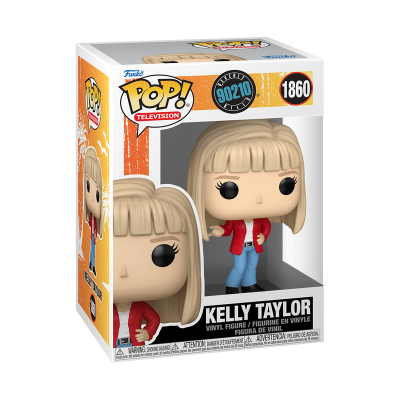 Funko Pop de Kelly Taylor em caixa com janela transparente