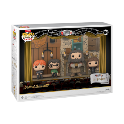 Funko POP! Moment Deluxe Harry Potter Hagrid's Hut Ron / Harry / Hagrid / Hermione #04 (Grandes Dimensões)