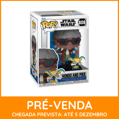 * EM PRÉ-VENDA ONLINE * Funko POP! Star Wars Hondo and Pikk #808