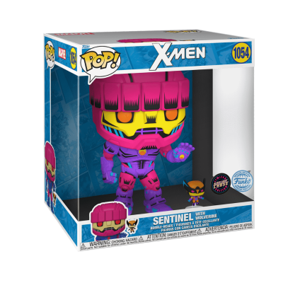 Caixa Funko Pop! X-MEN figura Sentinel with Wolverine