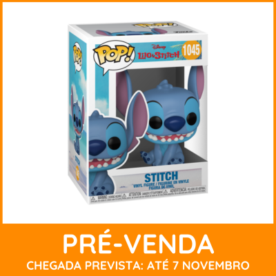 * EM PRÉ-VENDA ONLINE * Funko POP! Disney Lilo & Stitch Smiling Seated Stitch #1045