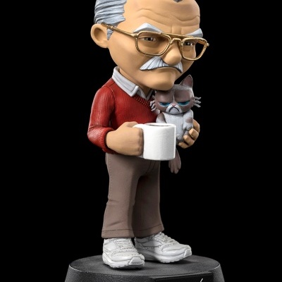 Figura MiniCo - Pow! Entertainment - Stan Lee With Grumpy Cat