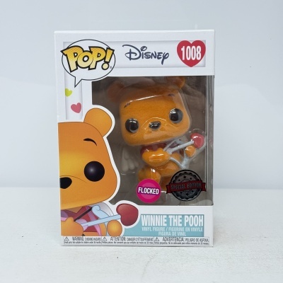 * 2ª MÃO *  Funko POP! Disney Winnie The Pooh #1008 Flocked SE