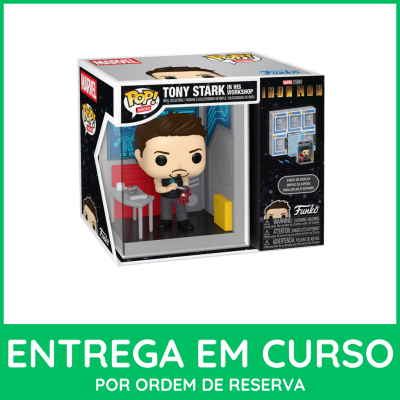 * PRÉ-RESERVA * Funko POP! Nooks Marvel Studios Iron Man Tony Stark in is Workshop