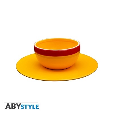 Bowl and Saucer One Piece Strawhat 250ml