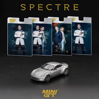 Diecast 1:64 Aston Martin DB10 Spectre (English Packaging) 2015 - Mini GT