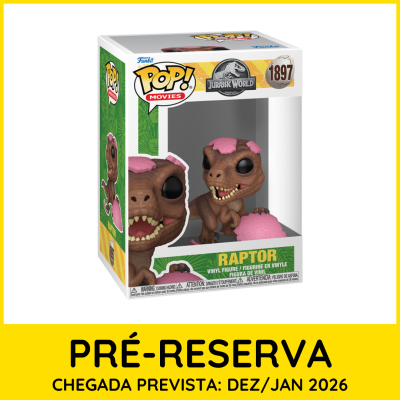 * PRÉ-RESERVA * Funko POP! Movies Jurassic World Easter Raptor #1897