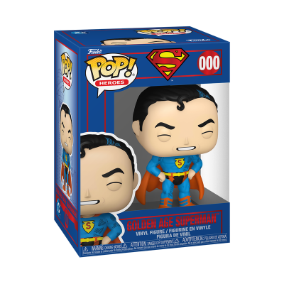 * PRÉ-RESERVA * Funko POP! DC Super Heroes Superman Golden Age Superman #000
