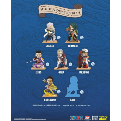 Blind Box One Piece Hidden Dissectibles Marines Edition (1 un.)