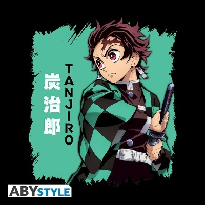 T-Shirt Demon Slayer Tanjiro Group ABYstyle (Disponível em Vários Tamanhos)