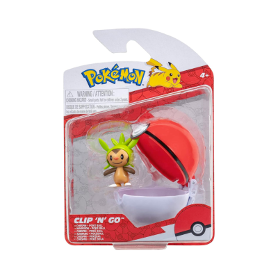 Pokémon Clip N Go Chespin + Poké Ball