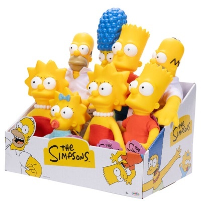 Peluche The Simpsons 15-27cm (1 Un - Várias Personagens Disponíveis)