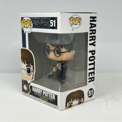 Funko Pop Harry Potter número 51 na caixa com janela de plástico