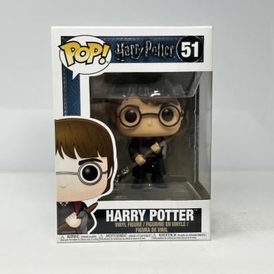 Figura de vinil Pop! de Harry Potter na caixa