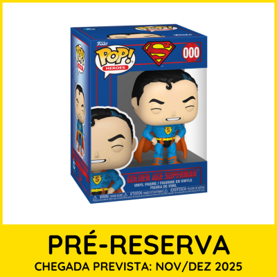* PRÉ-RESERVA * Funko POP! DC Super Heroes Superman Golden Age Superman #000