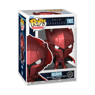 Figura de vinil Funko Pop! Animation Igris vermelho escuro na caixa