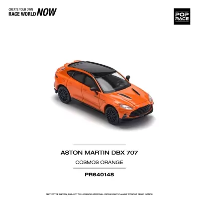 Diecast 1:64 Aston Martin DBX 707 Cosmos Orange - Pop Race