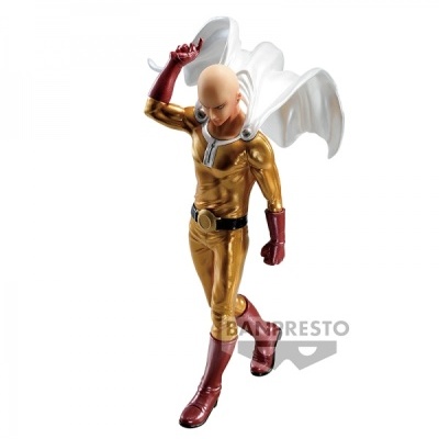 Figura One-Punch Man DXF Premium Figure Saitama Metalic Color 20cm Banpresto