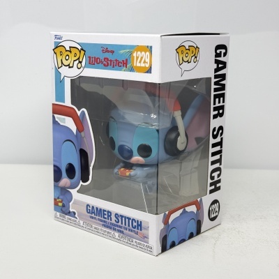 * 2ª MÃO * Funko POP! Disney Lilo & Stitch Gamer Stitch #1229 SE