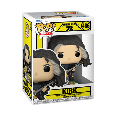 * PRÉ-RESERVA * Funko POP! Rocks Metallica 72 Kirk #486