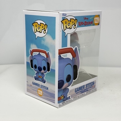 * 2ª MÃO * Funko POP! Disney Lilo & Stitch Gamer Stitch #1229 SE