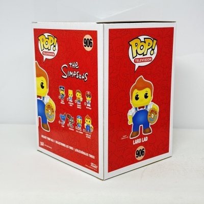 * 2ª MÃO * Funko POP! Television The Simpsons Lard Lad 6" #906 (Super Sized POP!)