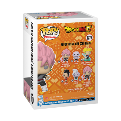Caixa Funko Pop Dragon Ball Super Super Saiyan Rosé Goku Black nº1279
