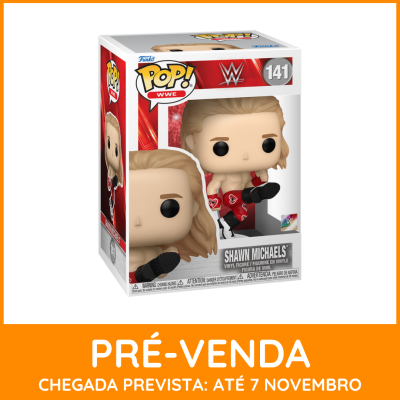 * EM PRÉ-VENDA ONLINE * Funko POP! WWE Shawn Michaels #141