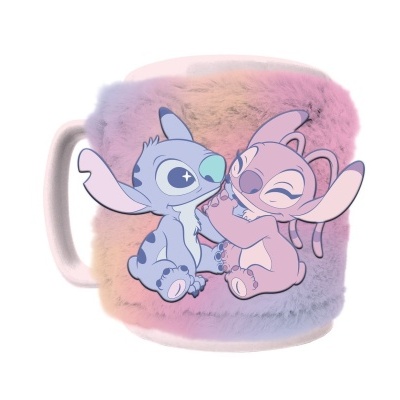 Fuzzy Mug Disney Stitch Angel & Stitch 440ml