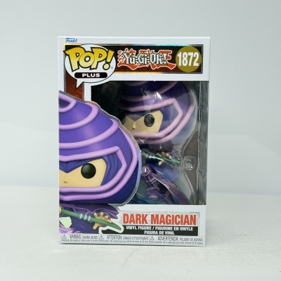 Figurina Dark Magician de vinil na caixa POP! PLUS YU-GI-OH