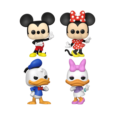 Funko POP! Disney 100 Years Mickey / Minnie / Donald / Daisy 4 Pack Special Edition