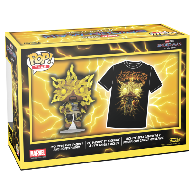 Funko POP! Tees Marvel Studios Spider-Man No Way Home Electro