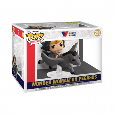 Funko POP! Rides Deluxe DC Wonder Woman 80th Wonder Woman On Pegasus #280