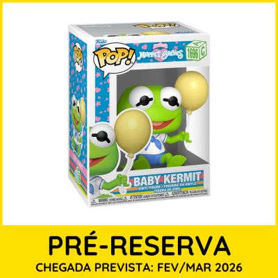 * PRÉ-RESERVA * Funko POP! Disney The Muppets Muppet Babies Baby Kermit #1696