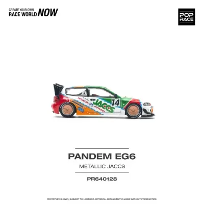 Diecast 1:64 Honda Pandem Civic EG6 v1.5 JACCS Various - Pop Race