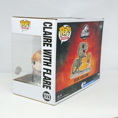 * 2ª MÃO * Funko POP! Moment Movies Jurassic World Claire With Flare #1223 SE